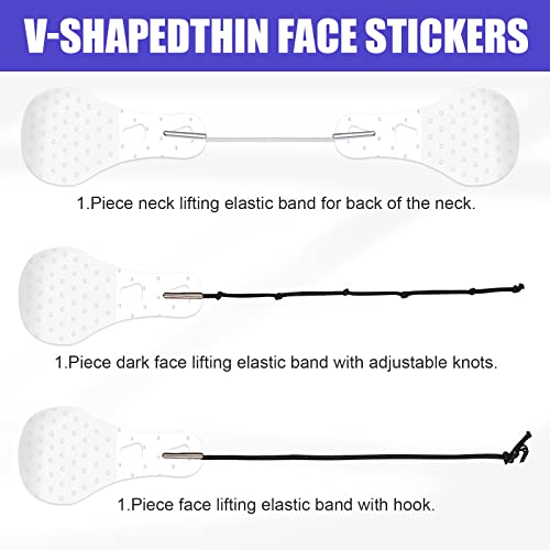 Face Lift Tape, 60Pcs Face Tape Lifting Invisible, Waterproof Face Tape with ...