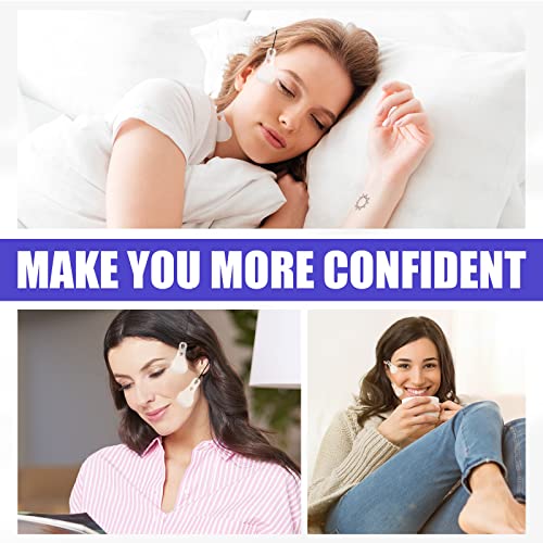 Face Lift Tape, 60Pcs Face Tape Lifting Invisible, Waterproof Face Tape with ...