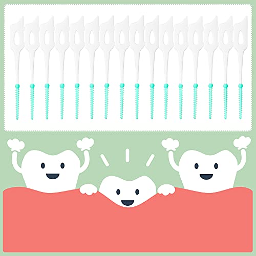 350 Pieces Floss Braces Brush Interdental Brush Teeth Toothpicks Cleaners Sof...