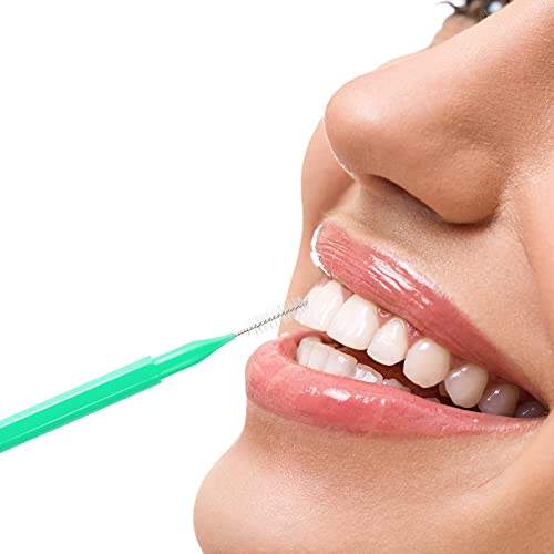 350 Pieces Floss Braces Brush Interdental Brush Teeth Toothpicks Cleaners Sof...