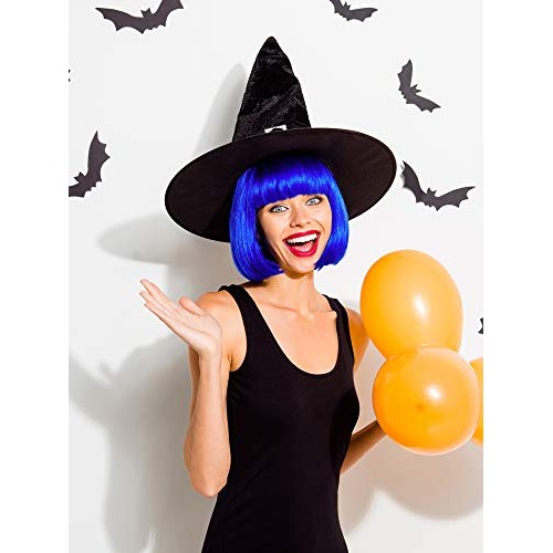 9 Pieces Short Bob Hair Wigs Multicolored Cosplay Costume Wig Daily Party Hai...