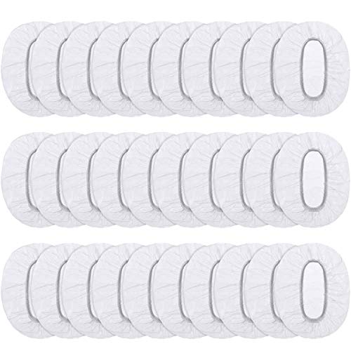 Clear Disposable Ear Protectors Waterproof Ear Covers for Hair Dye, Shower, B...