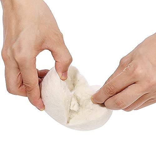 WilPoem High Grade Wool Dryer Balls-100% Organic Premium New Zealand Wool-Red...