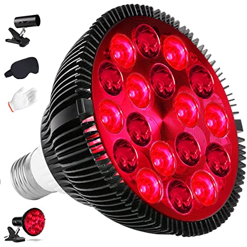 Windeer Red Light Therapy Lamp, 18 LEDs 45W Infrared Light Therapy Device, 66...