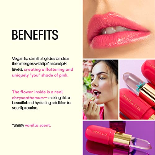 Winky Lux Flower Balm, Color Changing Flower Jelly Lip Balm Cosmetics, Find Y...