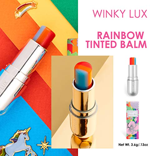 Winky Lux | Rainbow Tinted Lip Balm | pH Lipstick | Tinted Lip Balm | Color C...