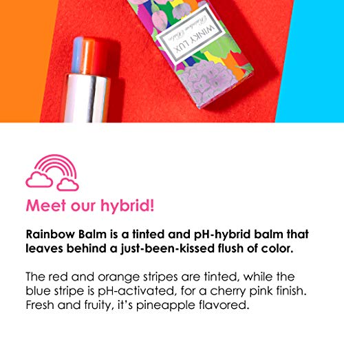 Winky Lux | Rainbow Tinted Lip Balm | pH Lipstick | Tinted Lip Balm | Color C...
