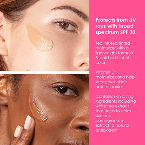 Winky Lux White Tea Tinted Veil Moisturizer, SPF 30 Rated Face Moisturizing C...