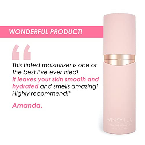 Winky Lux White Tea Tinted Veil Moisturizer, SPF 30 Rated Face Moisturizing C...