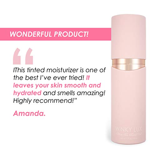 Winky Lux White Tea Tinted Veil Moisturizer, SPF 30 Rated Face Moisturizing C...