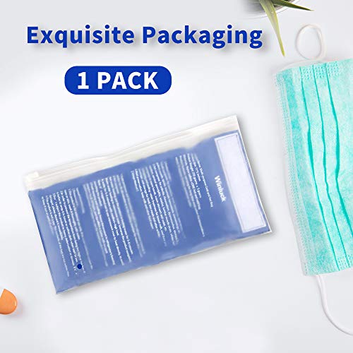Gel Ice Packs for Injuries- Adjustable Wrap for Pain Relief Ice Pack+Heat Pac...