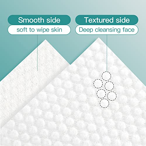 Winner Disposable Face Towels, OEKO-Tex Safety Certified Cotton, Chemical-fre...