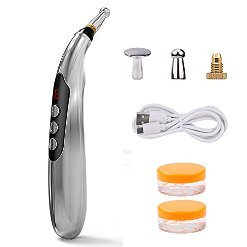 Acupuncture Pen USB Rechargeable, Electronic Acupuncture Pen Pain Relief Tool...