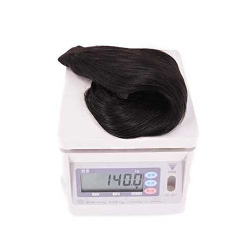 WINSKY 18" Half Wig Real Human Hair Extensions Clip in For Women - Silky Stra...
