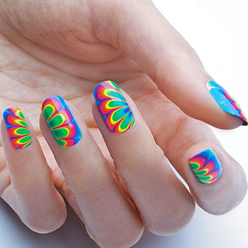 Winstonia Nail Art Water Marble Tool for Watermarbling Pattern Manicure – Poi...