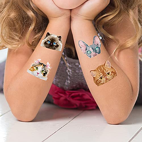 WIRESTER Temporary Tattoo Stickers for Girls Boys Kids Adults, Fake Tattoos o...