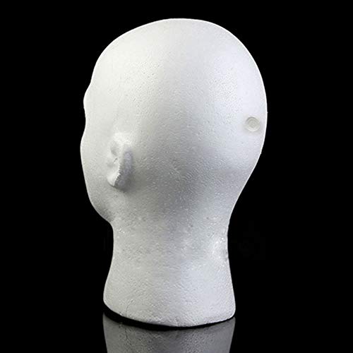 wirlsweal ale Mannequin Head, Model Lightweight Sturdy Styrofoam Durable Foam...