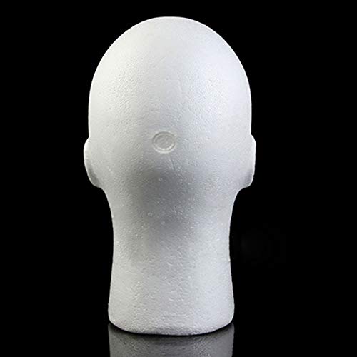 wirlsweal ale Mannequin Head, Model Lightweight Sturdy Styrofoam Durable Foam...