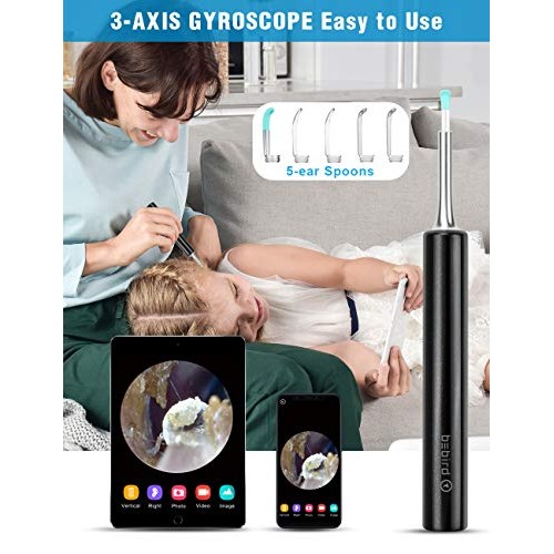 Wiscky BEBIRD Ear Wax Removal Tool Endoscope-Professional Ear Cleaner Camera ...