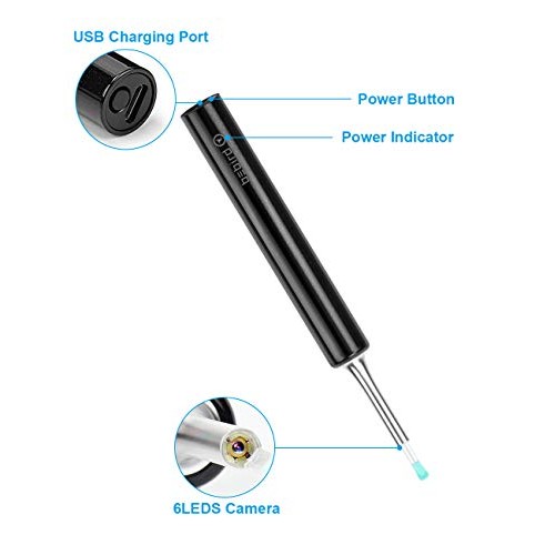 Wiscky BEBIRD Ear Wax Removal Tool Endoscope-Professional Ear Cleaner Camera ...