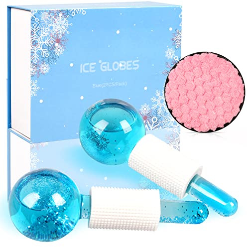 Beauty Ice Roller Globes Facial Roller Cold Skin Massagers, Cooling Globes Fo...