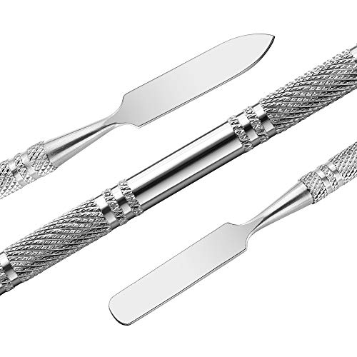 Wismee 5Pcs Makeup Spatula tool metal Set Professional Beauty Stainless Steel...