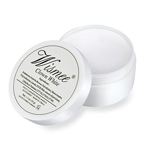 Wismee Clown Makeup Black White Red Cream Face Body Paint Clown Joker Zombie ...