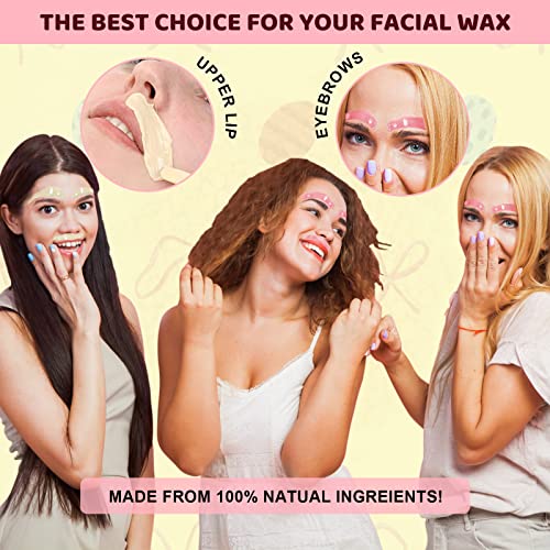 Waxing Kit for Women, Wax Kit for Hair Removal, Wissonlyn 200cc Mini Wax Warm...