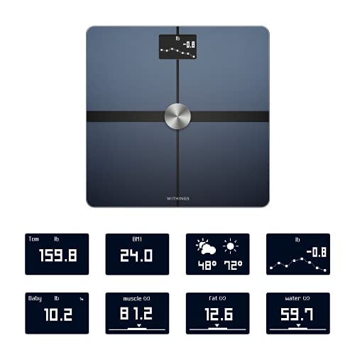 Withings Body+ - Digital Wi-Fi Smart Scale with Automatic Smartphone App Sync...