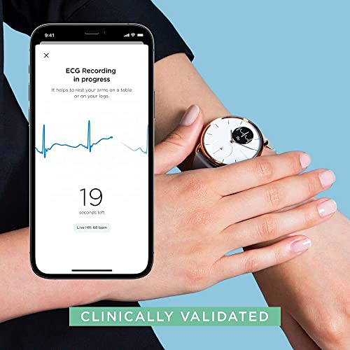 Withings ScanWatch – Hybrid Smartwatch with ECG, Heart Rate and Oximeter