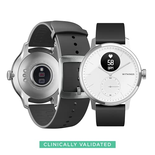Withings ScanWatch - Hybrid Smartwatch with ECG, Heart Rate Sensor and Oximet...