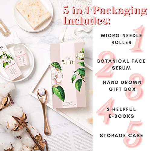 Derma Roller For Face Skincare Kit - 0.3mm Micro Needler Face Roller - Derma ...