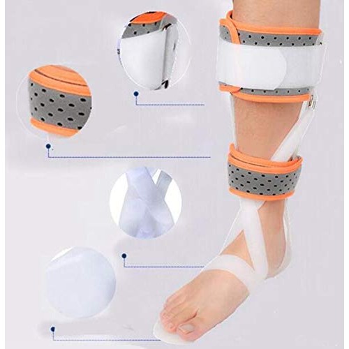 WJL JIN Ankle Support Orthosis Foot Drop AFO Postural Correction Brace Splint...