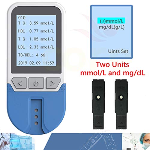 WJYLM Blood Tester for Accurate Measurement, 4in1 Lipid Analyzer Total Choles...