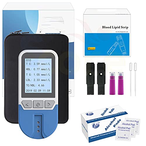 WJYLM Blood Tester for Accurate Measurement, 4in1 Lipid Analyzer Total Choles...