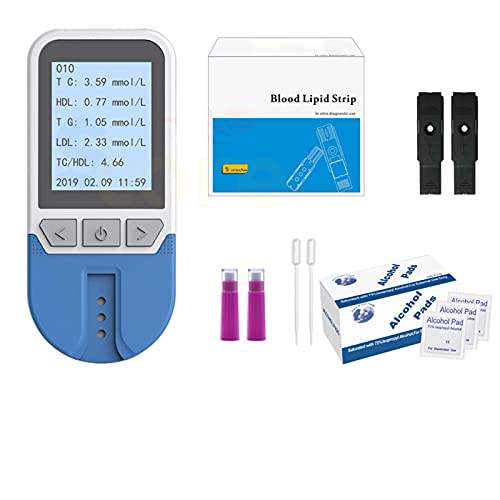 WJYLM Blood Tester for Accurate Measurement, 4in1 Lipid Analyzer Total Choles...