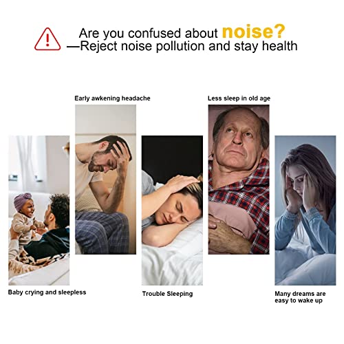 Portable Sound Machine, Wlitqukk 50 Hours Long Lasting White Noise Machine fo...