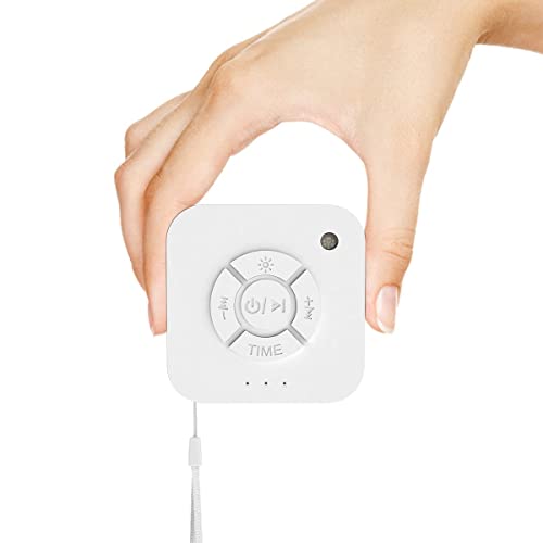 Portable Sound Machine, Wlitqukk 50 Hours Long Lasting White Noise Machine fo...