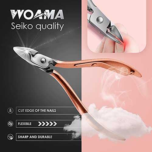 WOAMA 30-Piece Manicure Set Professional Nail Clipper Set Stainless Steel Man...