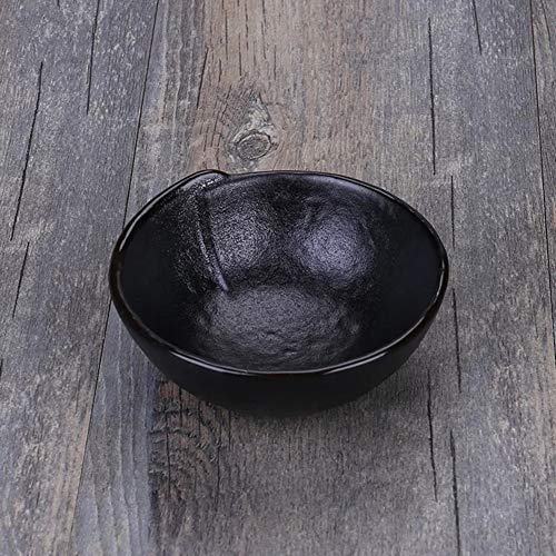Vintage Design Handmade Pottery Shaving Bowl Thicken Ceramic Soap Dish Black ...