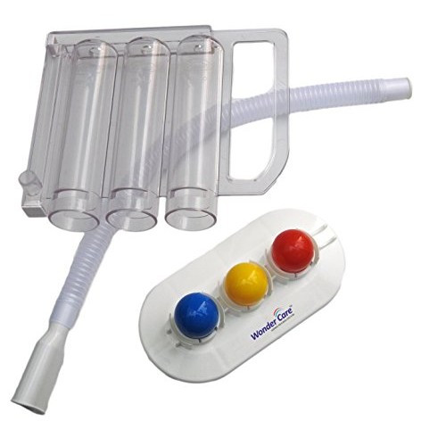 Wonder Care Deep Breathing Lung Exerciser | Washable & Hygienic | Breath Meas...