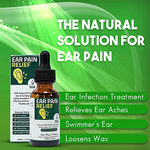 Ear Pain Relief, Relieves Ear Aches, Infections, Swimmer's Ear, Loosens Wax, ...