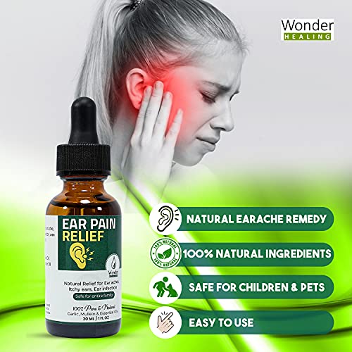 Ear Pain Relief, Relieves Ear Aches, Infections, Swimmer's Ear, Loosens Wax, ...