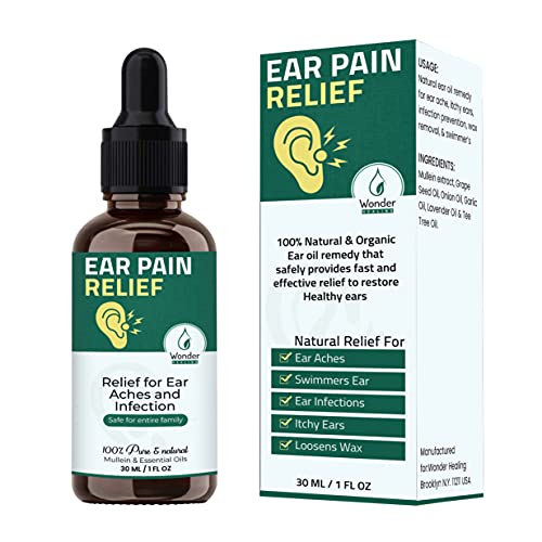 Ear Pain Relief, Relieves Ear Aches, Infections, Swimmer's Ear, Loosens Wax, ...