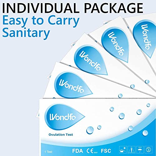Wondfo Ovulation Test Strips Predictor Kit Detecting LH Surge - Highly Sensit...