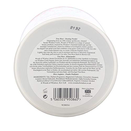 Woods Of Windsor True Rose Dusting Powder, 3.5 Ounce