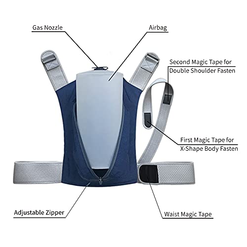 WoodyKnows 2021 Newly Upgraded Side-Sleeping Backpack with All Magic Tape Str...