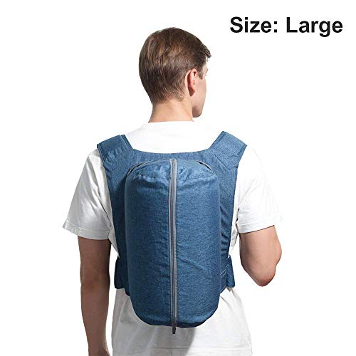 WoodyKnows 2021 Newly Upgraded Side-Sleeping Backpack with All Magic Tape Str...