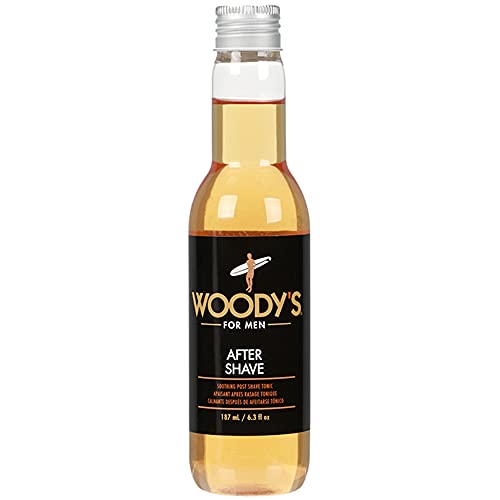 Woody's Men's Aftershave Tonic, Moisturizes, Cools and Soothes Skin, with Nat...