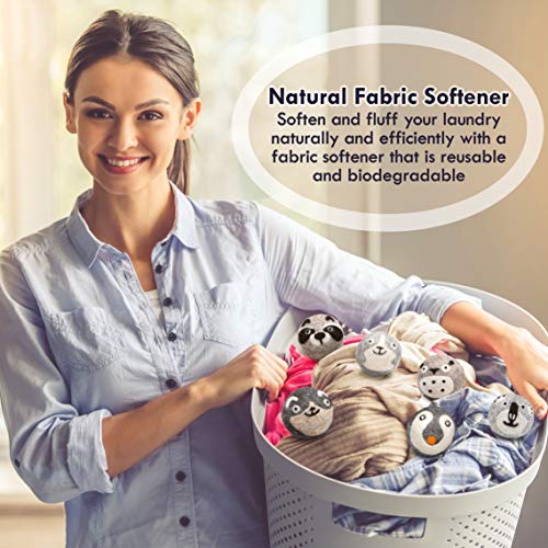 Wooly Heroes Dryer Balls - 100% Organic Wool - Sustainable & Eco-Friendly - D...
